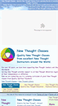 Mobile Screenshot of newthoughtclasses.com